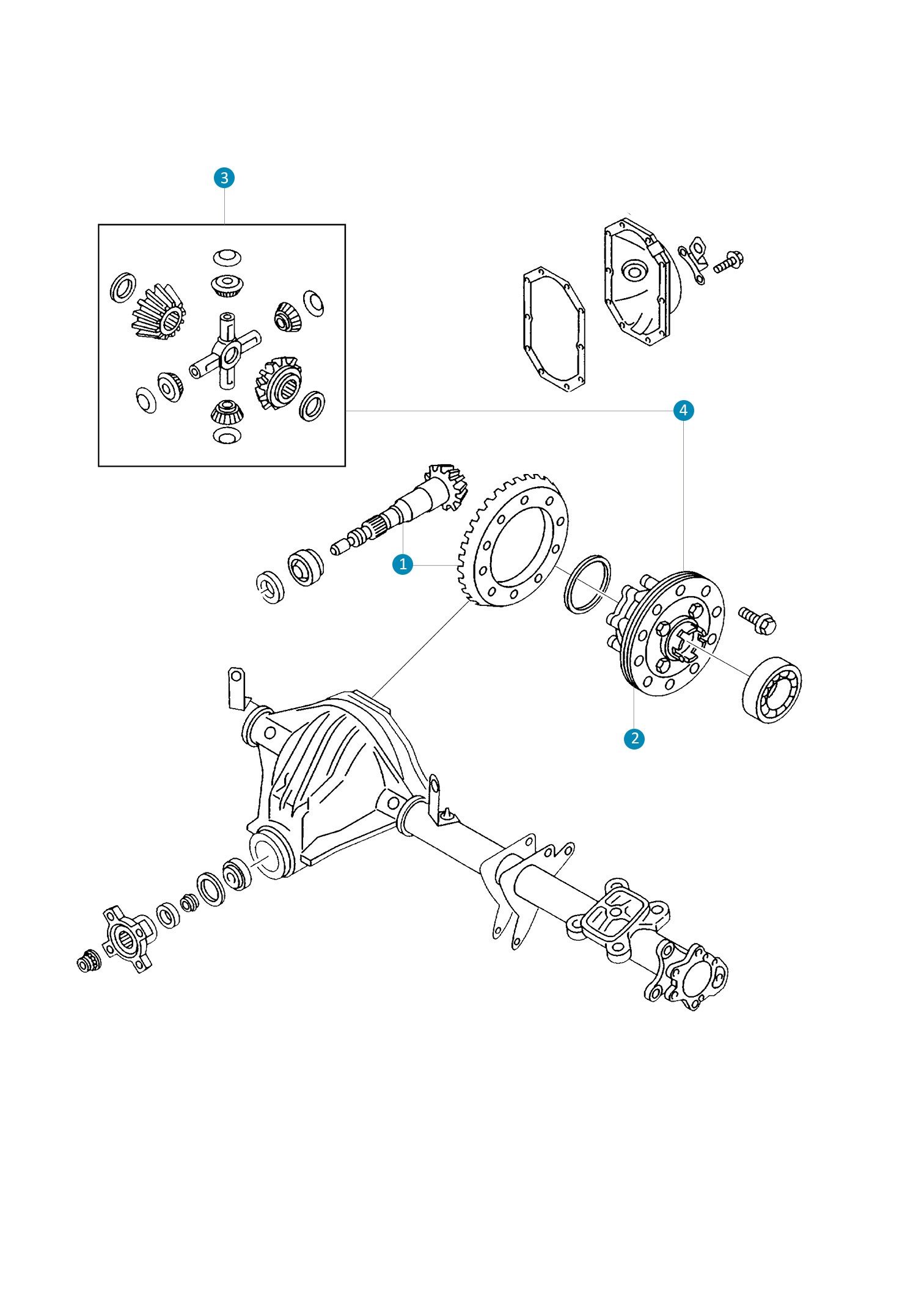 Differential Housing Set 32.100.100